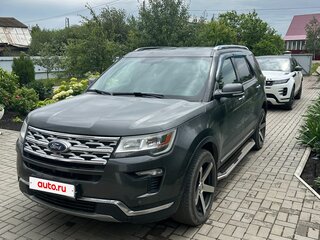 2019 Ford Explorer V Рестайлинг 2, серый, 3560000 рублей, вид 1