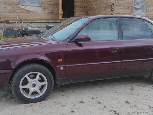 1995 Audi A6 I (C4), красный, 229000 рублей - вид 8