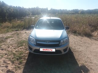 2016 Lada (ВАЗ) Granta I, голубой, 600000 рублей, вид 2