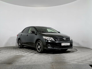 2013 Toyota Corolla X (E140, E150) Рестайлинг, чёрный, 1050000 рублей, вид 3