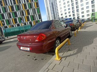2008 Kia Spectra I Рестайлинг 2, красный, 295000 рублей, вид 4