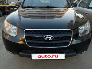 2008 Hyundai Santa Fe II, чёрный, 860000 рублей, вид 4