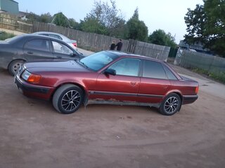1992 Audi 100 IV (C4), красный, 300000 рублей, вид 5