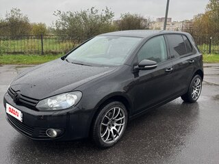 2010 Volkswagen Golf VI, чёрный, 840000 рублей, вид 1