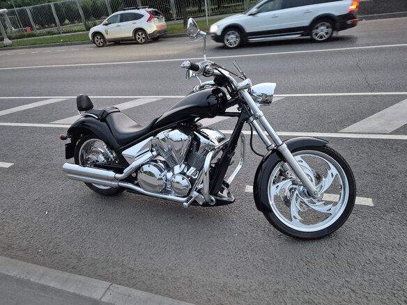 2011 Honda VT 1300CX Fury, чёрный, 850000 рублей
