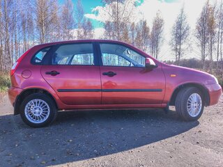 2009 Lada (ВАЗ) Kalina I, красный, 400000 рублей, вид 5