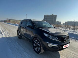 2011 Kia Sportage III, чёрный, 1580000 рублей, вид 3