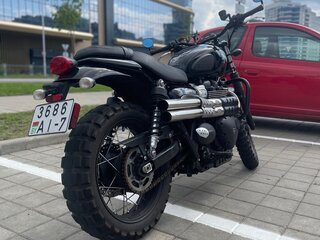 2018 Triumph Scrambler, чёрный, 850000 рублей, вид 3