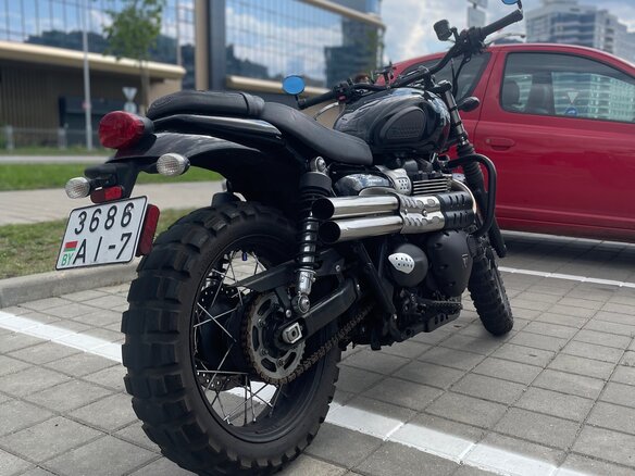 2018 Triumph Scrambler, чёрный, 850000 рублей - вид 2