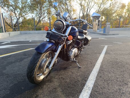 2000 Honda VT 1100, синий, 550000 рублей, вид 2