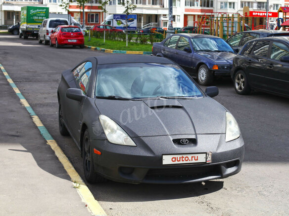 2003 Toyota Celica VII (T230) Рестайлинг, чёрный