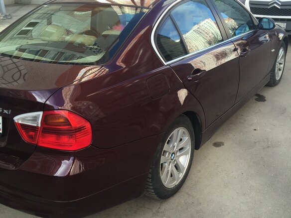 2008 BMW 3 серии 325xi V (E90/E91/E92/E93), фиолетовый - вид 1