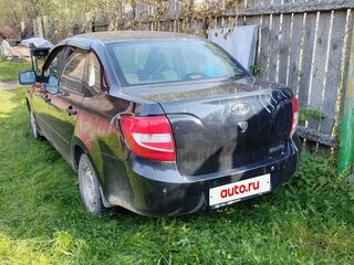 2012 Lada (ВАЗ) Granta I, чёрный, 380000 рублей, вид 2