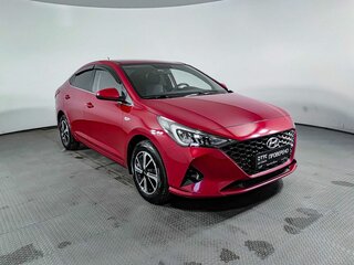 2020 Hyundai Solaris II Рестайлинг, красный, 1650000 рублей, вид 3