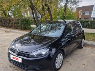 2010 Volkswagen Golf VI, чёрный, 650000 рублей, вид 1