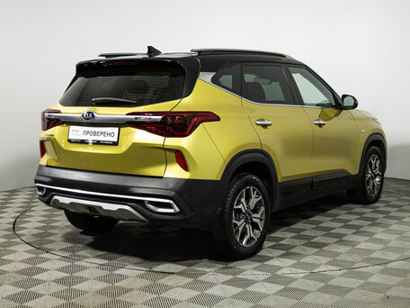 2020 Kia Seltos I, жёлтый, 2160900 рублей, вид 5