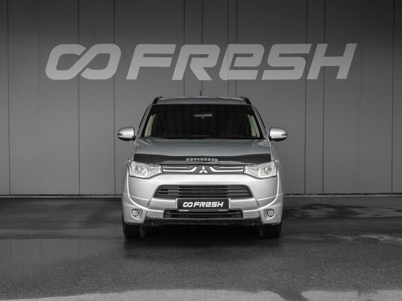 2013 Mitsubishi Outlander II Рестайлинг, серебристый, 1180000 рублей - вид 2