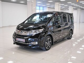2015 Honda Stepwgn V, чёрный, 1848000 рублей, вид 1