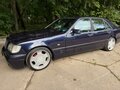 1997 Mercedes-Benz S-Класс 500 Long III (W140) Рестайлинг, синий, 1500000 рублей - вид 1