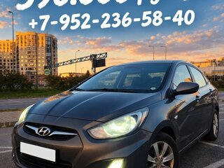 2012 Hyundai Solaris I, серый, 590000 рублей, вид 1