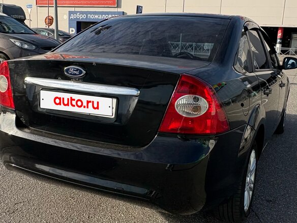 2008 Ford Focus II Рестайлинг, чёрный - вид 3