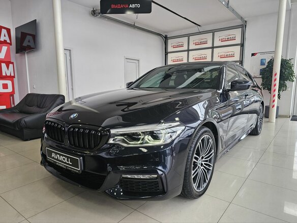 2018 BMW 5 серии 520d xDrive VII (G30/G31/G38), чёрный, 3589000 рублей - вид 1