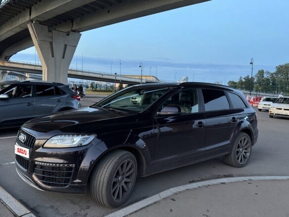 2012 Audi Q7 I (4L) Рестайлинг, чёрный, 3600000 рублей