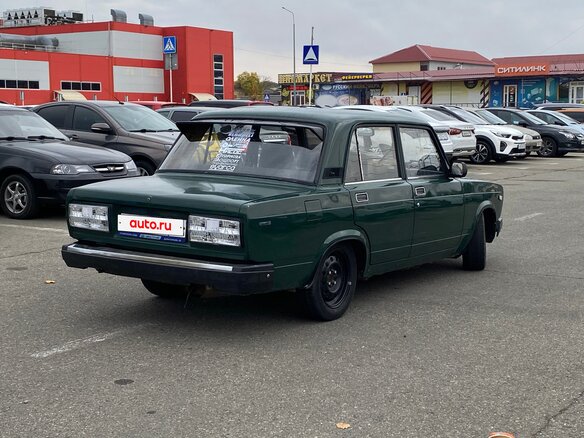 1999 Lada (ВАЗ) 2107, зелёный - вид 1