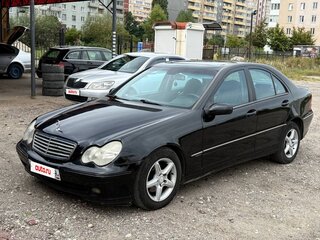 2002 Mercedes-Benz C-Класс 200 II (W203), чёрный, 425000 рублей, вид 1