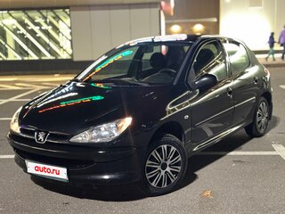2008 Peugeot 206, чёрный, 340000 рублей, вид 1