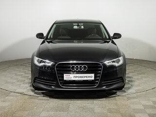 2013 Audi A6 IV (C7), чёрный, 1399700 рублей, вид 2