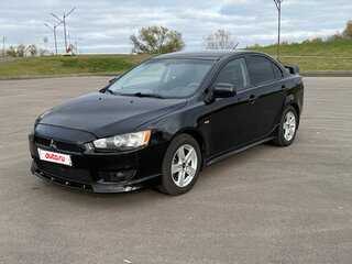 2008 Mitsubishi Lancer X, чёрный, 750000 рублей, вид 2