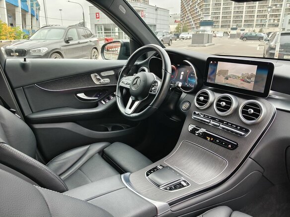 2021 Mercedes-Benz GLC 300 I (X253) Рестайлинг, чёрный - вид 9