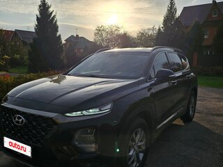 2018 Hyundai Santa Fe IV, чёрный, 3019000 рублей, вид 3