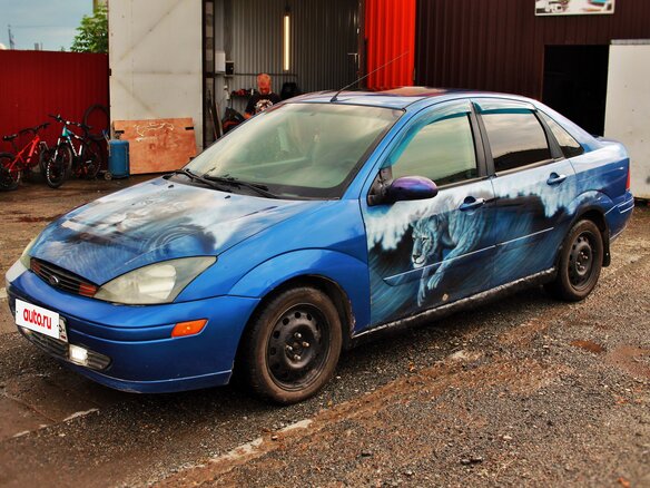 2002 Ford Focus I (North America), синий, 119000 рублей - вид 3