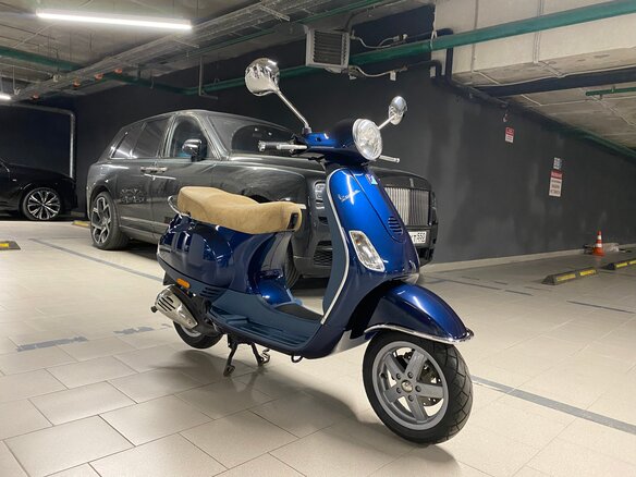 2011 Vespa LX 50, синий, 548000 рублей