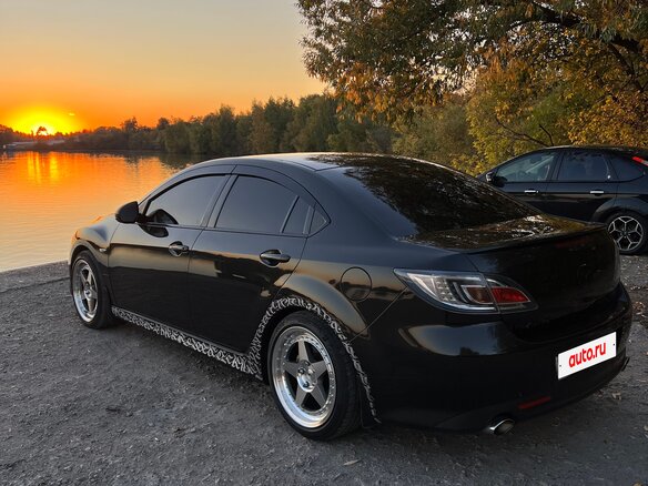 2008 Mazda 6 II (GH), чёрный, 1150000 рублей - вид 9