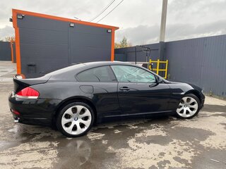 2004 BMW 6 серии 645i II (E63/E64), чёрный, 1800000 рублей, вид 4