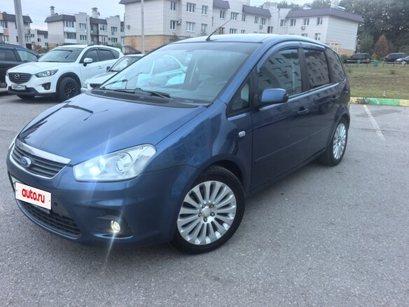 2007 Ford C-MAX I Рестайлинг, синий, 550000 рублей - вид 9