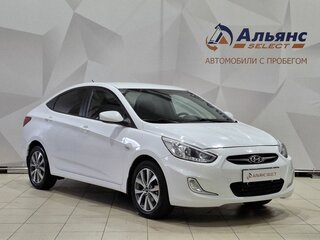 2014 Hyundai Solaris I, белый, 780000 рублей, вид 1