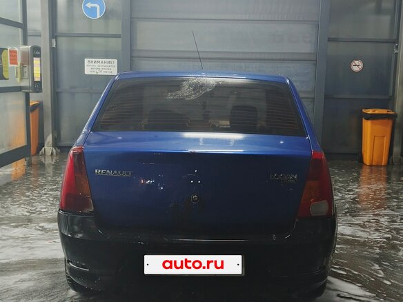 2007 Renault Logan I, синий, 170000 рублей - вид 2