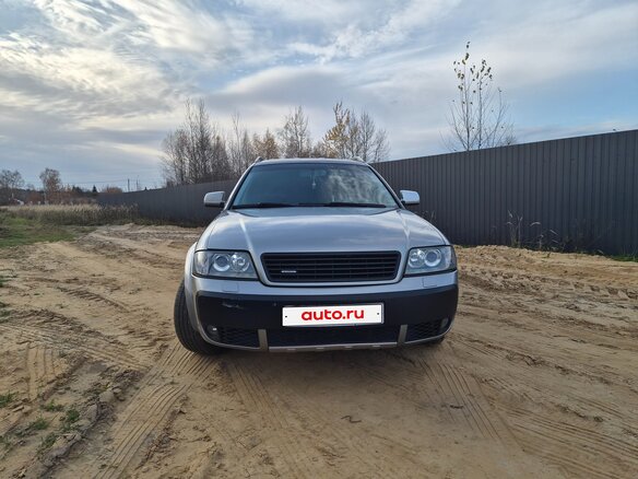 2001 Audi A6 allroad I (C5), серебристый, 750000 рублей - вид 1