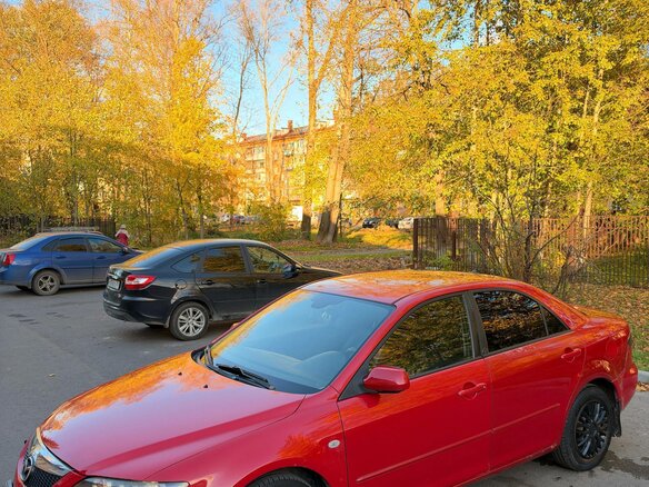 2006 Mazda 6 I (GG) Рестайлинг, красный - вид 4