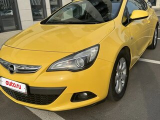 2014 Opel Astra GTC J Рестайлинг, жёлтый, 1050000 рублей, вид 2