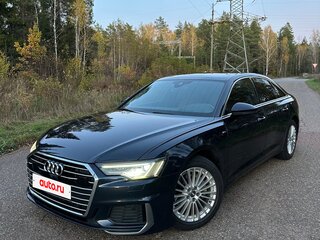 2019 Audi A6 40 TDI V (C8), синий, 3370000 рублей, вид 3