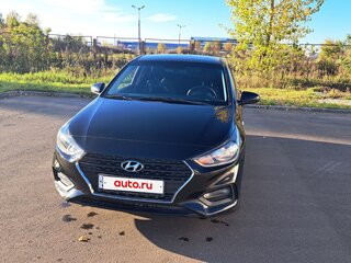 2017 Hyundai Solaris II, чёрный, 1170000 рублей, вид 1