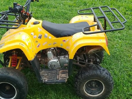 2014 Armada ATV 110, жёлтый, 43000 рублей, вид 4