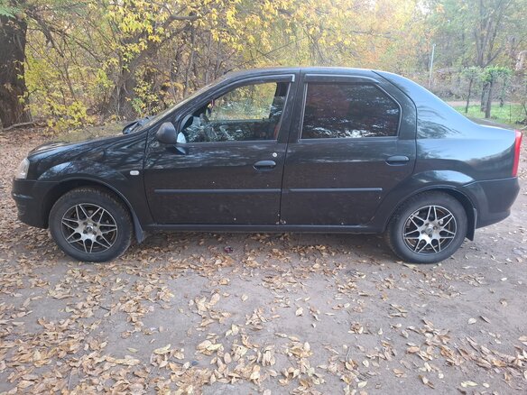 2011 Renault Logan I Рестайлинг, чёрный - вид 7