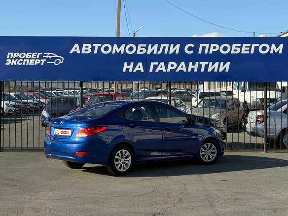 2011 Hyundai Solaris I, синий, 790000 рублей - вид 5