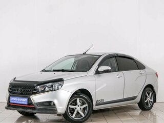 2017 Lada (ВАЗ) Vesta I, серебристый, 799000 рублей, вид 3